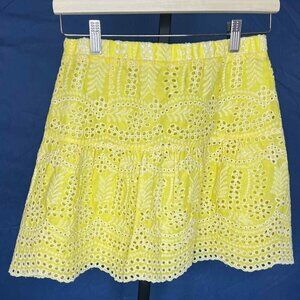 NWT!  Lost + Wander Lemon Drop Yellow Mini Skirt, Size Small